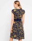 Jurk Vintage Moments Japanese Flowers Blue
