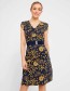 Jurk Vintage Moments Japanese Flowers Blue