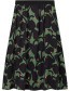 Rok Midi Spin Me Swan Black detail