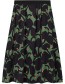 Rok Midi Spin Me Swan Black detail