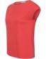 Top Casual Chic Pompeian Red detail