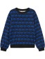 Trui Here We Go Gots Spring Blue