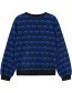 Trui Here We Go Gots Spring Blue detail