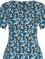 Jurk Pockets Coleen Confetti Navy detail