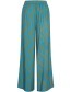 Broek Wide Panther Turtle Aqua detail