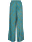 Broek Wide Panther Turtle Aqua detail