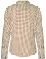 Blouse Amelie Duo Dots Mahogany Green detail