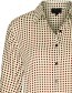 Blouse Amelie Duo Dots Mahogany Green detail