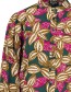 Blouse Flower Fancy Sleeve Pine Woodcut detail