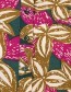 Blouse Flower Fancy Sleeve Pine Woodcut detail