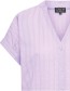 Blouse Korte Mouw Claire Lilac detail