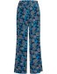Pantalon Wide Dahlia Ocean detail