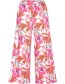 Pantalon Wijd Peony White Pink