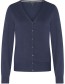 Cardigan V Neck Bamboe Navy