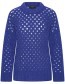 Trui Fancy Wol Electric Blue