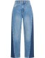 Jeans Balloon Two Tones Leg Denim