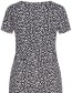Jumpsuit Butterfly Zwart Paars detail