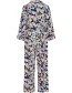 Jumpsuit Kaleidoscoop Navy detail
