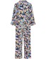 Jumpsuit Kaleidoscoop Navy detail
