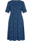Jurk Cross Bananas Navy