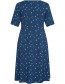 Jurk Cross Bananas Navy detail