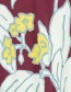 Jurk Chantal Edelweiss Bordeaux detail