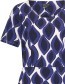 Jurk Pockets Drops Royal Blue detail