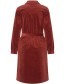 Jurk Eva Rib Mahogany detail