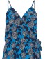 Jurk Straps Dahlia Ocean detail