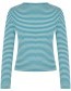 Longsleeve V&#8209;Neck Two Tone Petrol detail