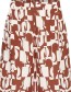 Pantalon Claudi Abstract Pecan detail