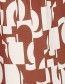 Pantalon Claudi Abstract Pecan detail