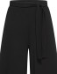 Pantalon Evi Wijd Zwart detail