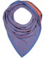 Shawl Triangle Circles Azure