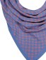 Shawl Triangle Circles Azure detail