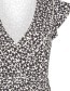 T&#8209;shirt Wrap Fringle Butterfly Black detail