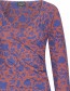 Longsleeve Cross Pointillism Marron detail
