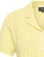 Cardigan Top Korte Mouw Ally Yellow detail