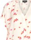 Blouse Top Wide Peaches Beige detail
