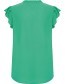 Top Ruffle Bright Green detail