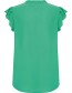 Top Ruffle Bright Green detail
