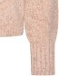 Trui Nai Alpaca Buttons Peach detail