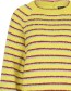 Trui Bou Alpaca Buttons Stripe Curry detail