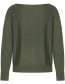 Trui Betty Batsleeve Bamboe Dark Green detail