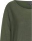 Trui Betty Batsleeve Bamboe Dark Green detail