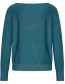 Trui Betty Batsleeve Bamboe Petrol detail