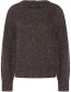 Trui Emma Wol Alpaca Blend Plum Brown