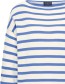 Trui Linda Boat Neck Dazzling Blue detail