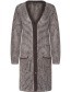 Vest Lang Wol Wandila Square Brown