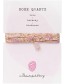 Armband Sari Wrap Bracelet Rose Quartz